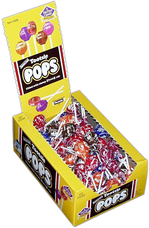 Tootsie Roll Pops Assorted Flavors 100ct Candy
