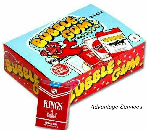 Bubble Gum Cigarettes 24ct Box