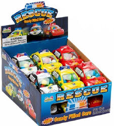 Rescue Cars Kidsmania Candy 12 unit display box